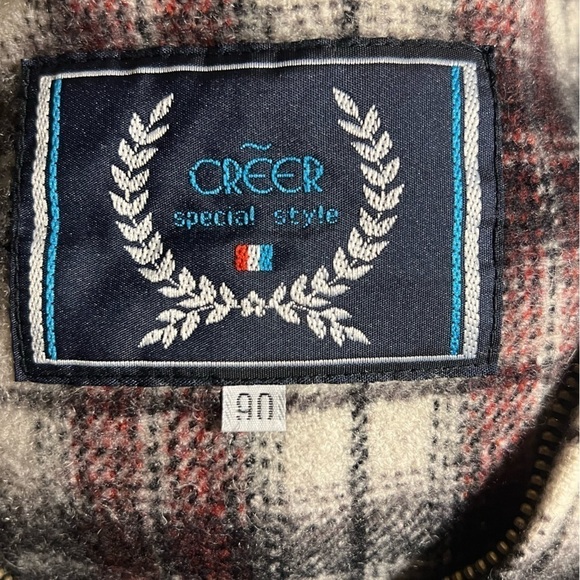 CRĒER - Vintage -Teddy Plaid Overall-Holiday - Picture 9 of 11